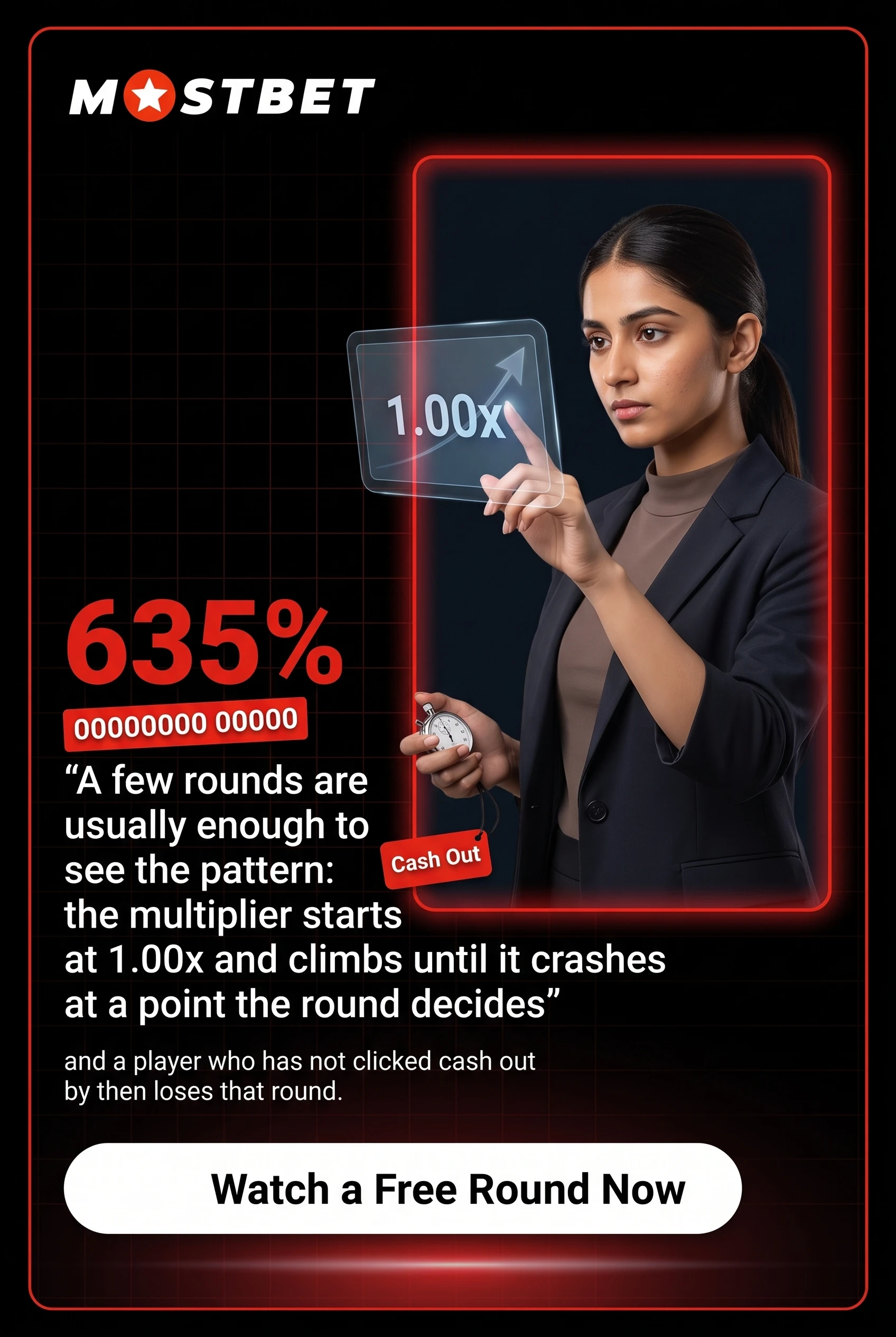 Opening the Mostbet Aviator demo to watch rounds
