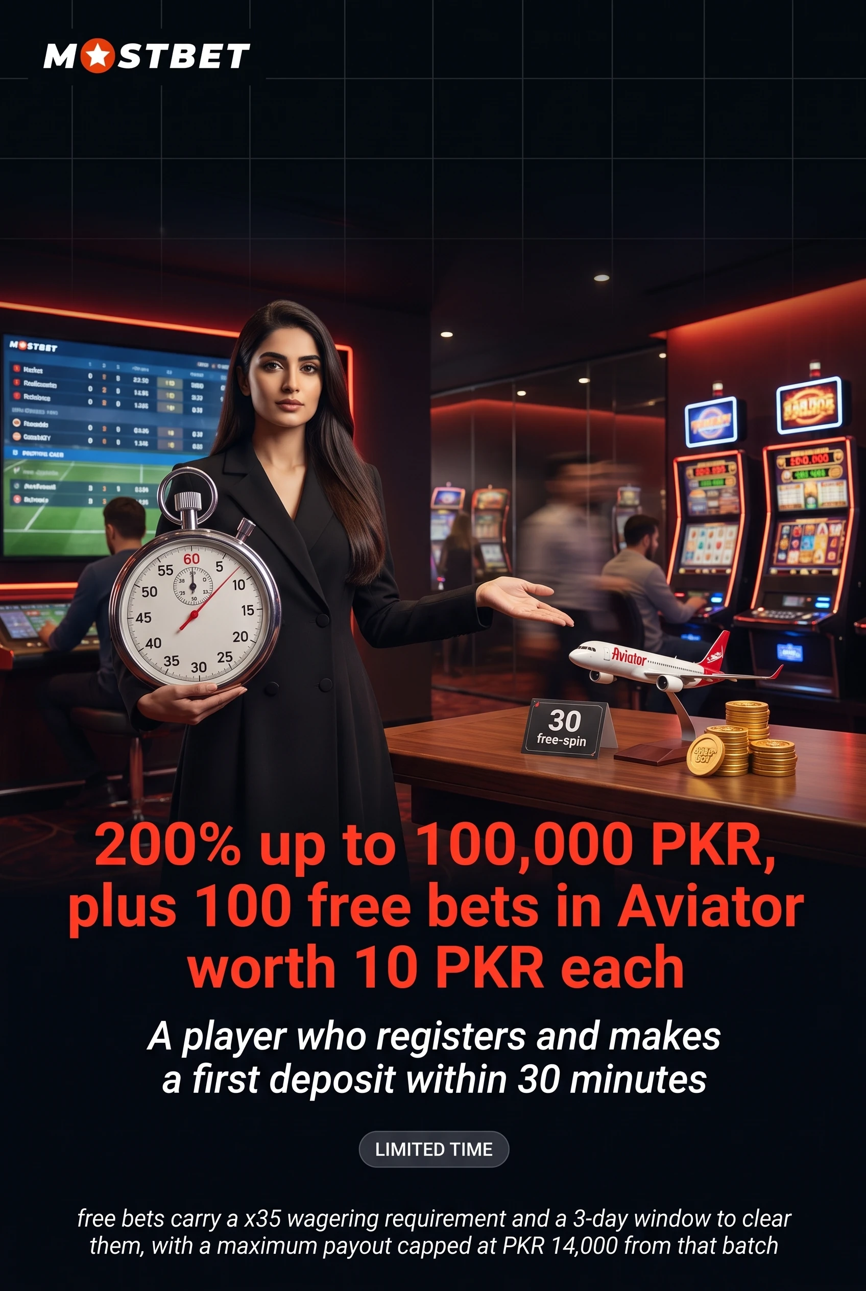 Start with the first-deposit offer
